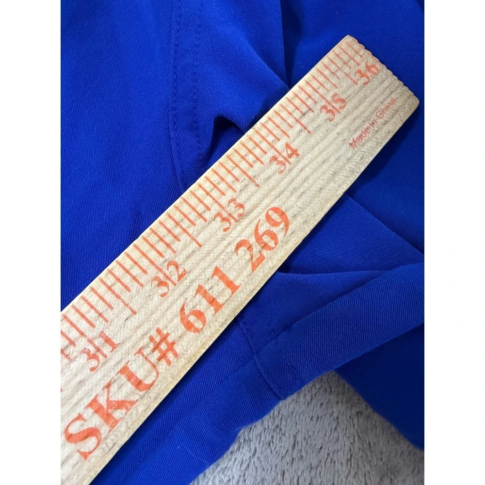 FIGS Technical Collection Axim Scrub Pants Mens Size XL Royal Blue Stretch EUC